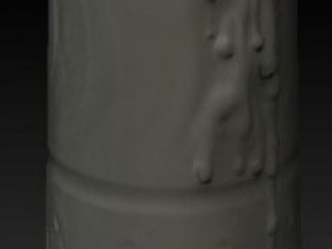 candle prop model 3D Model