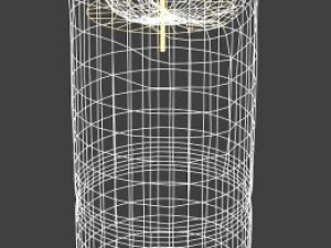 candle prop model 3D Model