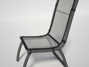 generic mesh patio chair Model 3D