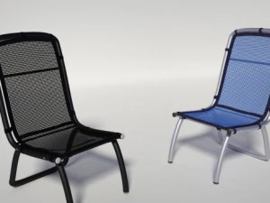 generic mesh patio chair 3D Model