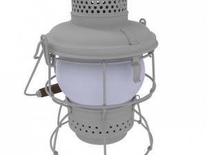 antique lantern kerosene 3D Model