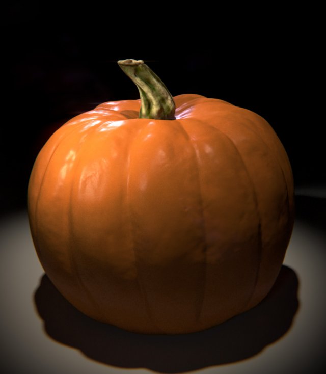 pumpkin Model 3D .c4d .max .obj .3ds .fbx .stl .blend