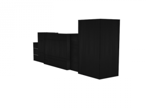 big black wall 3D Model