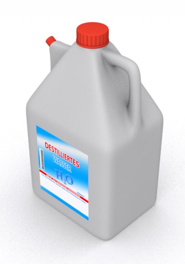 water canister Model 3D .c4d .max .obj .3ds .fbx .stl .blend 
