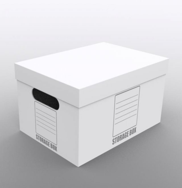 storage box 3D मॉडल .c4d .max .obj .3ds .fbx .stl .blend