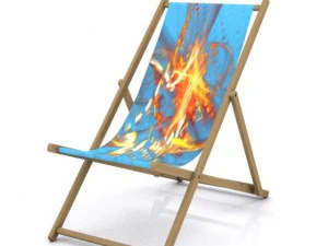 deck chair 3D Model