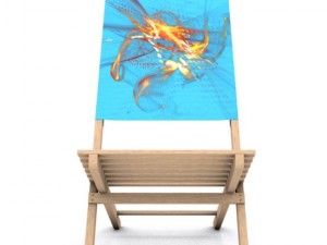 beach chair Modèle 3D