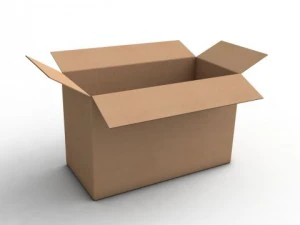 Cart&atilde;o wellpappe fefco 0201 Modelo 3D