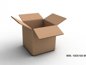 Karton wellpappe fefco 0201 Modèle 3D