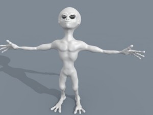 alien grey 3D Модель