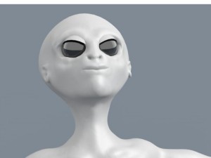alien grey Modèle 3D
