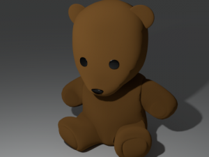 teddy bear Modèle 3D