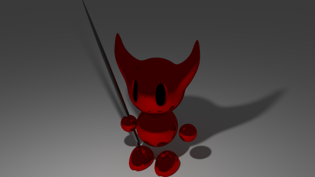 cute demon 3D 모델 .c4d .max .obj .3ds .fbx .stl .blend 