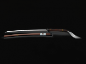 japanese swordthe lion king Modello 3D