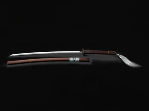 日本刀狮子王 3D 模型