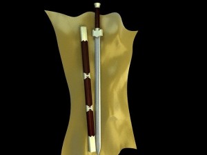 longquan sword Modello 3D