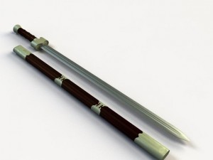 longquan sword Modello 3D