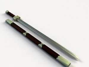 longquan sword 3D Model