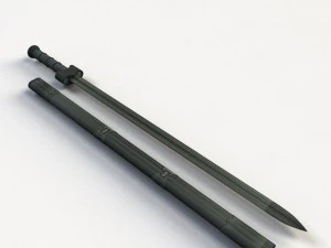 longquan sword 3D Model