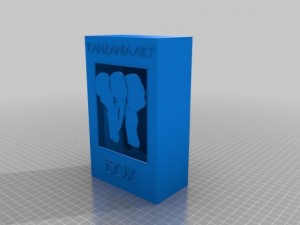 elephant art box 3Dモデル