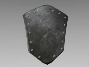 стальной щит 3D Модель