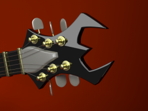 electric guitar Modelo 3D
