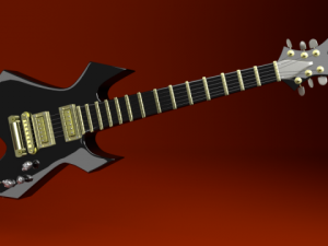 electric guitar Modelo 3D