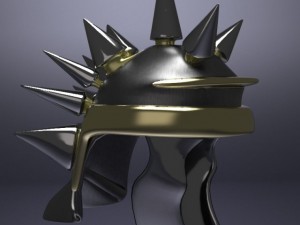 spiked midieval helm 3D Модель