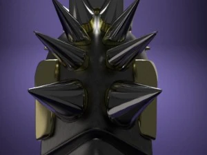 spiked midieval helm 3D Model