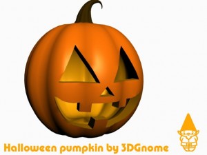 halloween pumpkin small Modèle 3D