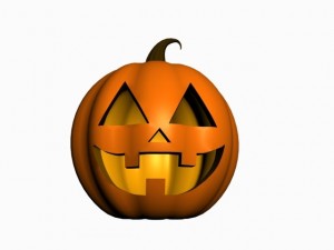 halloween pumpkin small 3D 모델