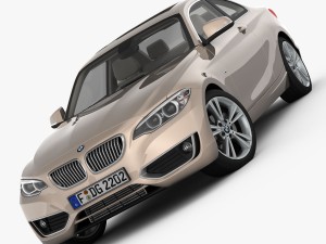 bmw 2 series f22 modern line 2015 Model 3D