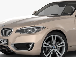 bmw 2 series f22 modern line 2015 Model 3D