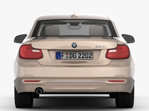 bmw 2 series f22 modern line 2015 Model 3D