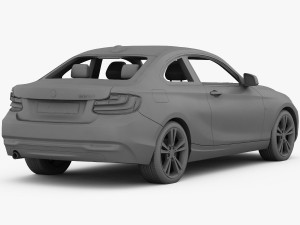 bmw 2 series f22 modern line 2015 Model 3D