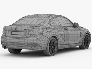 bmw 2 series f22 modern line 2015 Model 3D