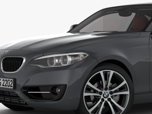 bmw 2 series f22 sport line 2015 3D Модель
