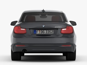 bmw 2 series f22 sport line 2015 3D Модель