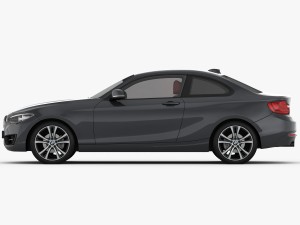 bmw 2 series f22 sport line 2015 3D Модель