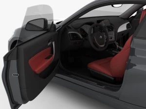 bmw serie 2 f22 linea sportiva 2015 Modello 3D