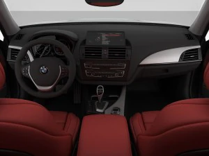 bmw serie 2 f22 linea sportiva 2015 Modello 3D