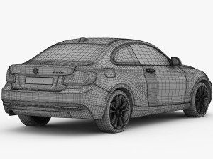bmw 2 series f22 sport line 2015 3D Модель