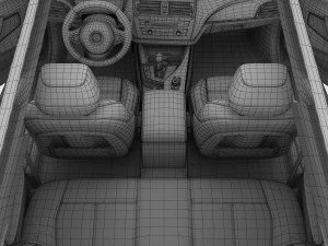 bmw serie 2 f22 linea sportiva 2015 Modello 3D