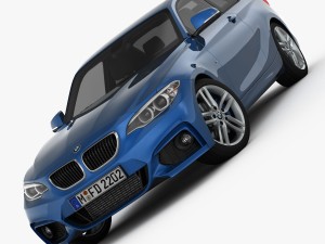 bmw 2 series f22 m sport package 2015 Modèle 3D