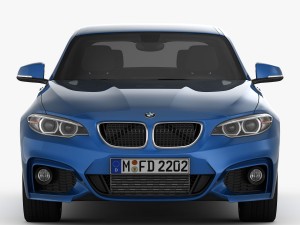 bmw 2 series f22 m sport package 2015 Modèle 3D