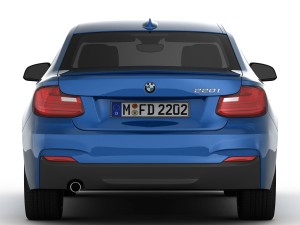 bmw 2 series f22 m sport package 2015 Modèle 3D