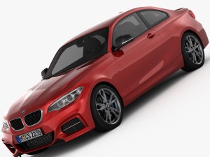 bmw m235i coupe 2015 3D Model