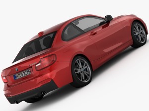 bmw m235i coupe 2015 Modelo 3D