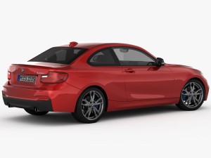 bmw m235i coupe 2015 Modelo 3D