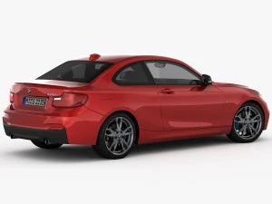 bmw m235i cup&ecirc; 2015 Modelo 3D